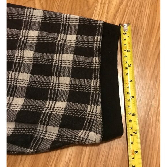 Chicago Blackhawks Polo Plaid Black & White Men's XXL Shirt Lee Sport Retro - Picture 10 of 10